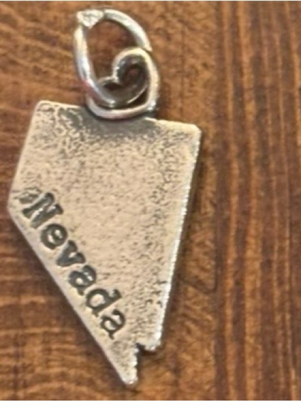 James Avery Silver Nevada State Charm (cut loop)